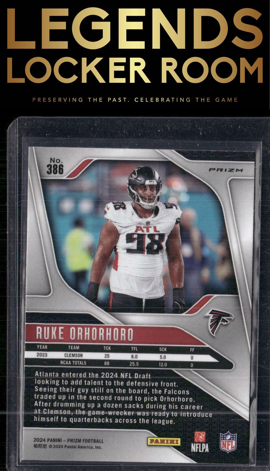 2024 Panini Prizm #386 Ruke Orhorhoro Silver