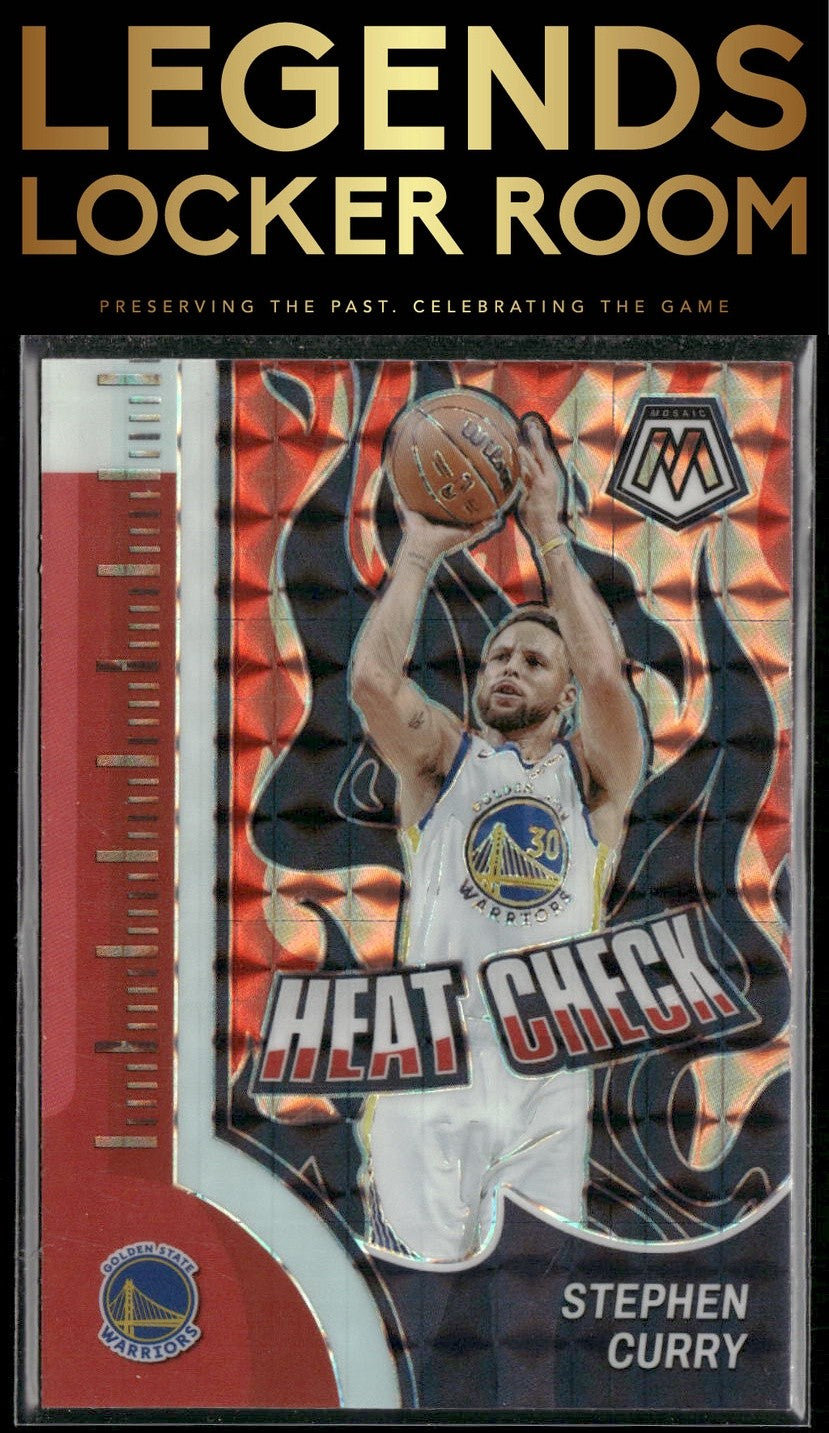2023-24 Panini Mosaic #10 Stephen Curry Heat Check