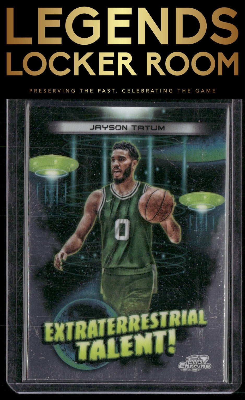 2023-24 Topps Chrome Cosmic #ET-5 Jayson Tatum Extraterrestrial Talent