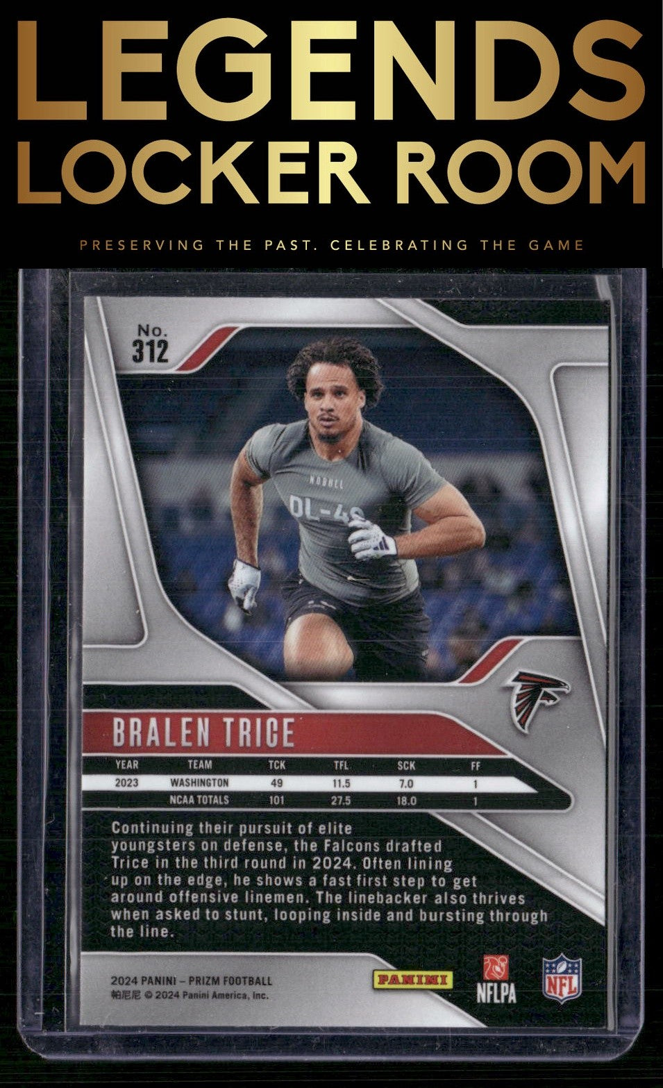 2024 Panini Prizm #312 Bralen Trice