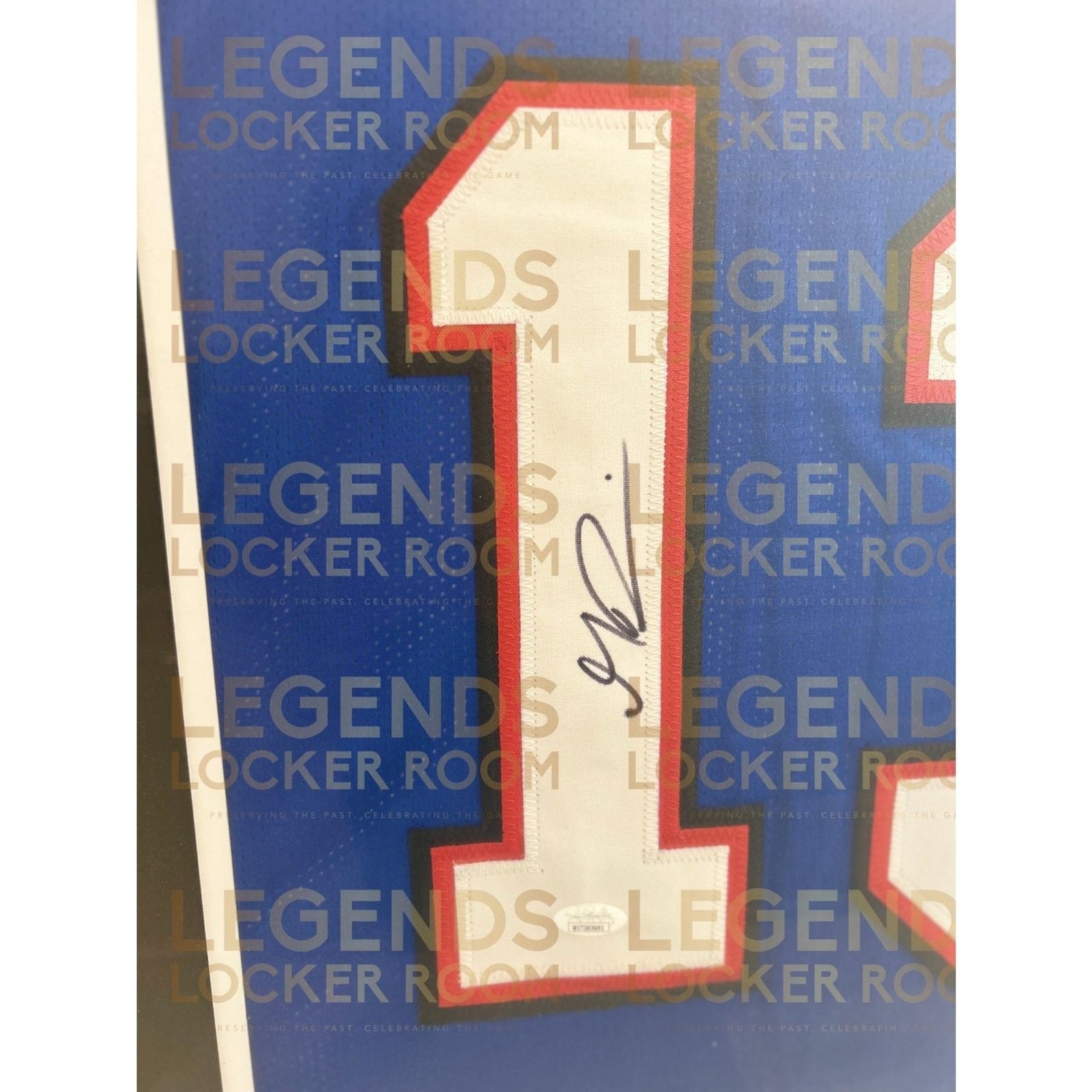 Framed Gabe Davis Autographed Jersey (With Certificate of Authenticity)