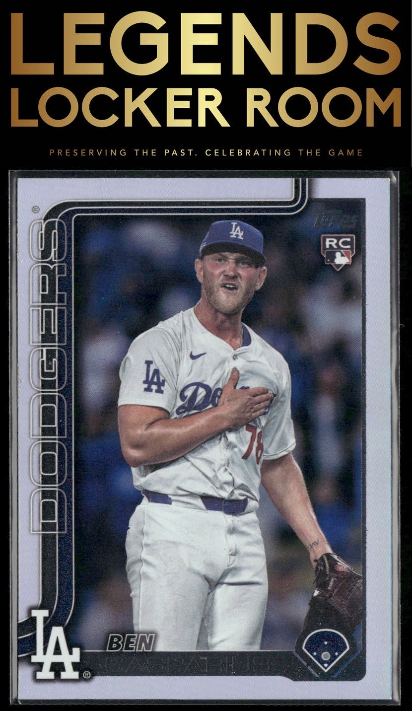 2025 Topps #384 Ben Casparius Rainbow Foil