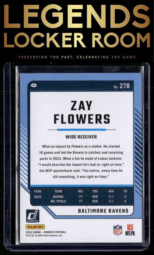 2024 Donruss #278 Zay Flowers