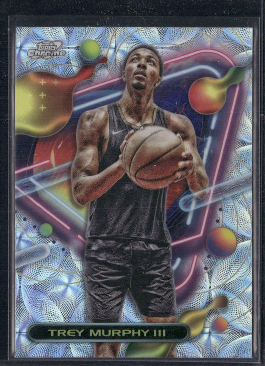 2023-24 Topps Chrome Cosmic #80 Trey Murphy III Nucleus Refractors