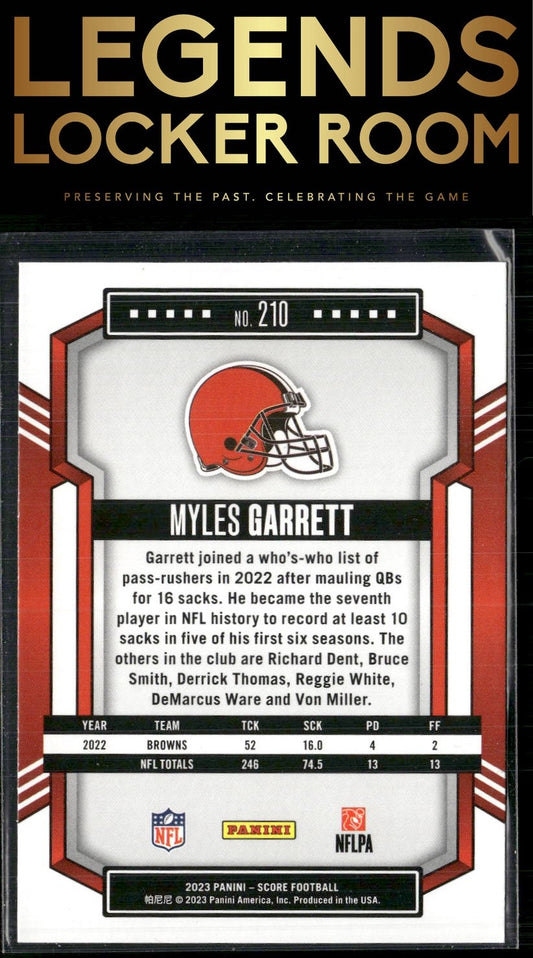 2023 Score #210 Myles Garrett