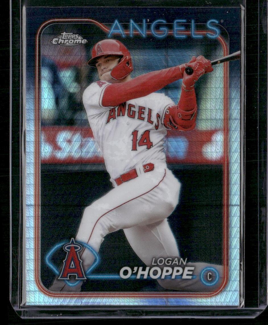 2024 Topps Chrome #199 Logan O'Hoppe Prism Refractors