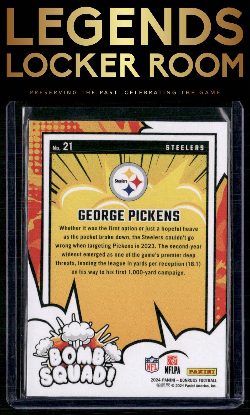 2024 Donruss #21 George Pickens Bomb Squad