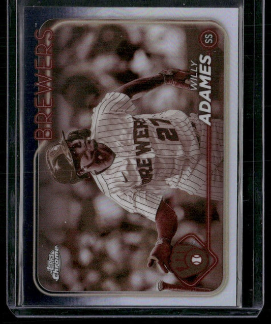 2024 Topps Chrome #126 Willy Adames Sepia Refractors