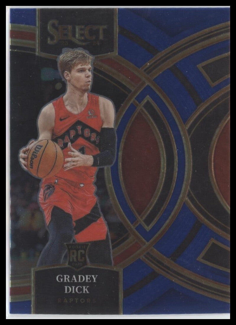 2023-24 Panini Select #126 Gradey Dick Blue (Retail Base)