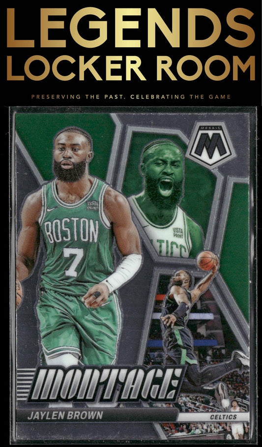 2023-24 Panini Mosaic #16 Jaylen Brown Montage