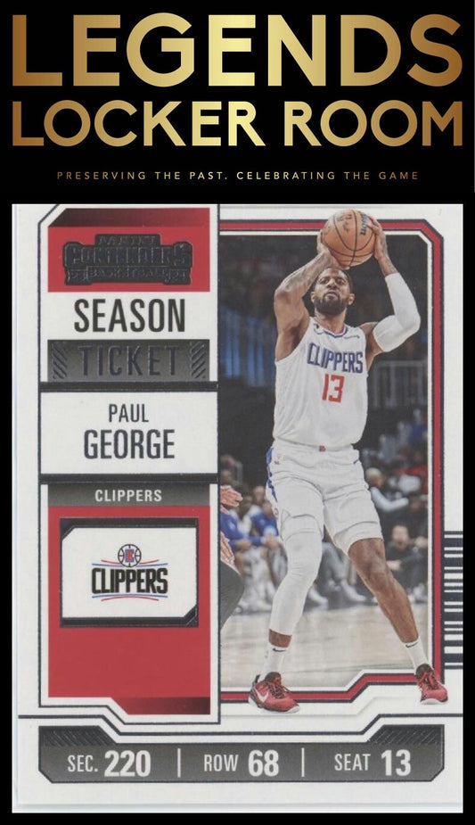 2023-24 Panini Contenders #22 Paul George Season Ticket Retail