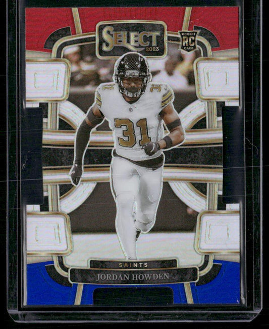 2023 Panini Select #70 Jordan Howden Red and Blue Prizms Die Cuts