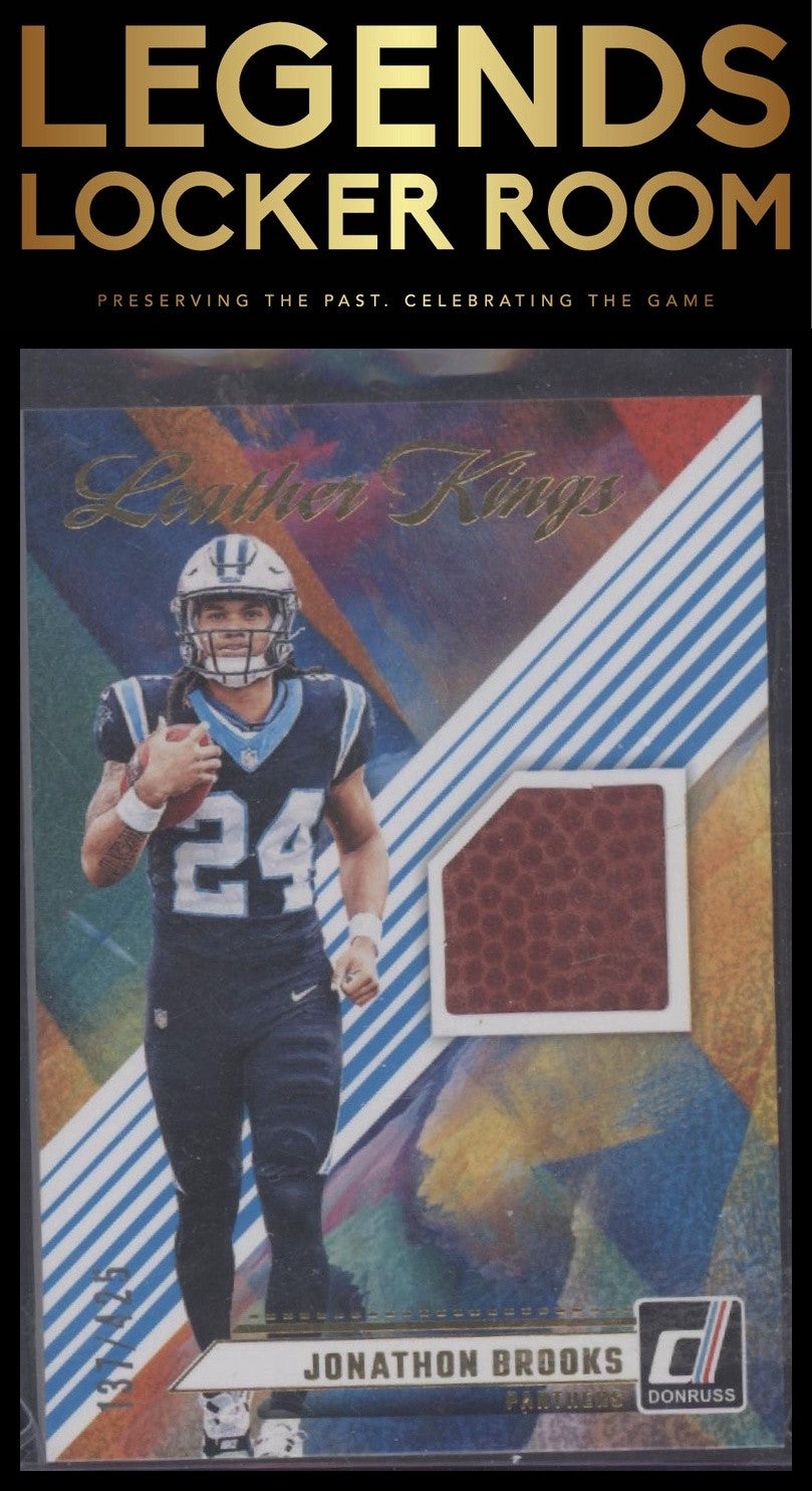 2024 Donruss #LK-JBR Jonathon Brooks Leather Kings #/425