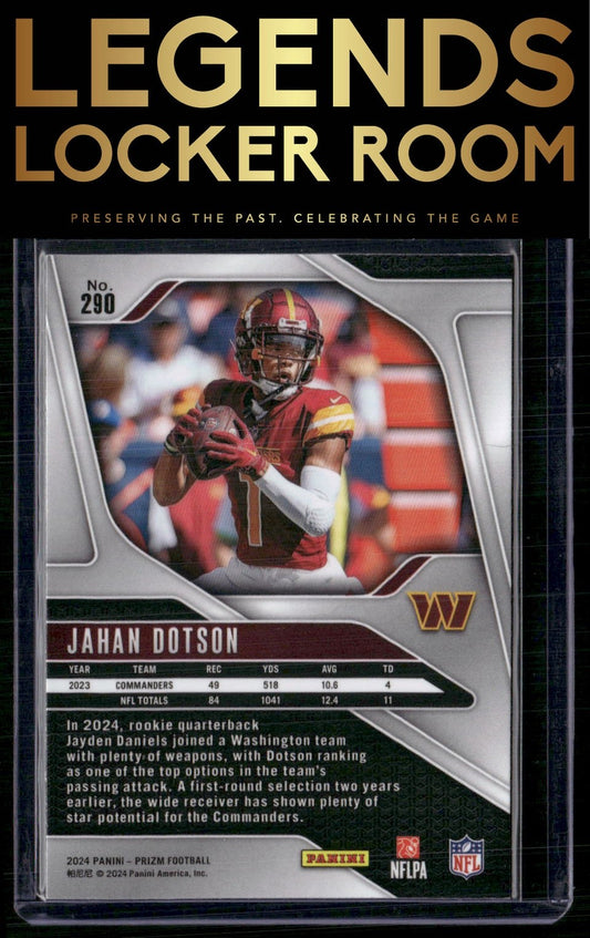 2024 Panini Prizm #290 Jahan Dotson