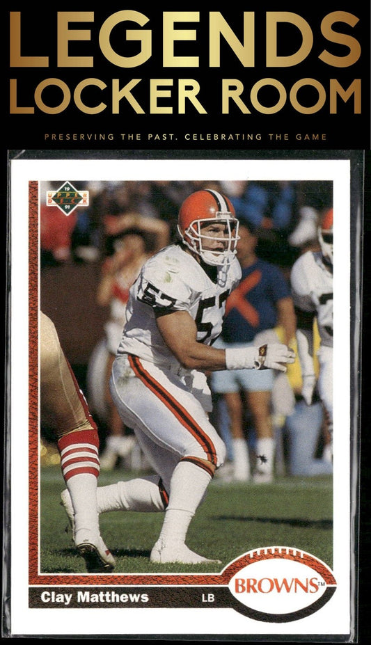 1991 Upper Deck #310 Clay Matthews