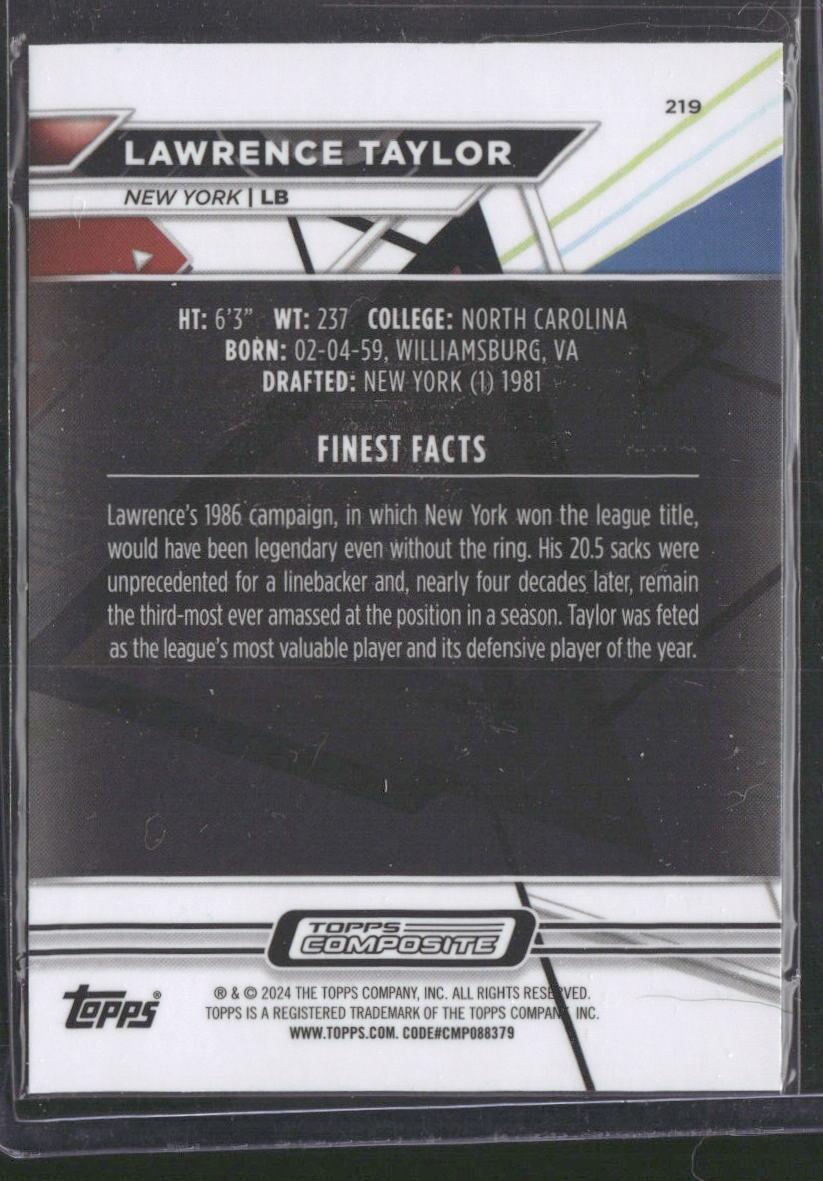 2023 Topps Composite #219 Lawrence Taylor