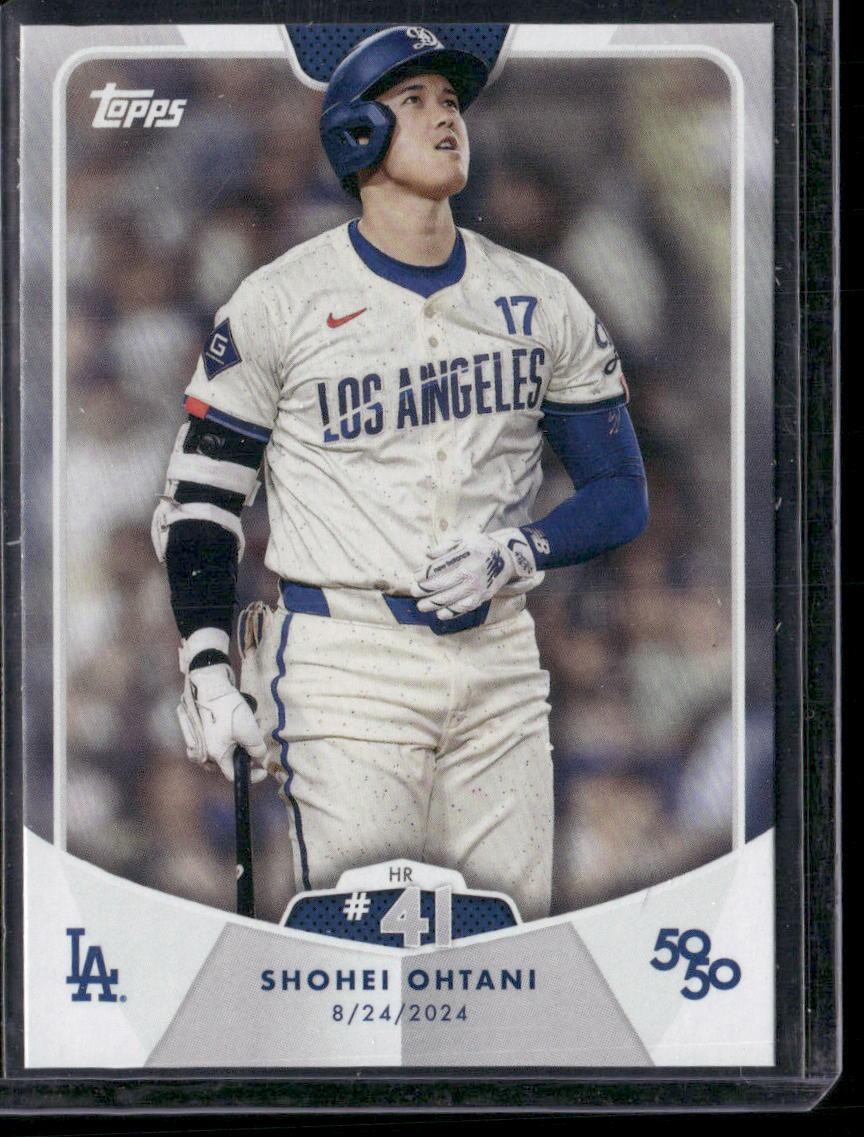 2024 Topps 50/50: Shohei Ohtani HR #41 Shohei Ohtani