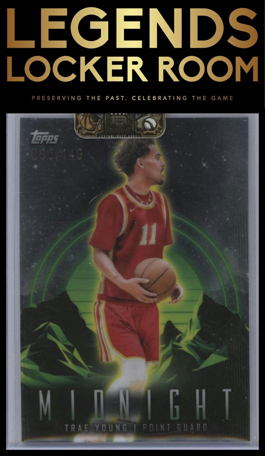 2023-24 Topps Midnight #11 Trae Young Morning #/149