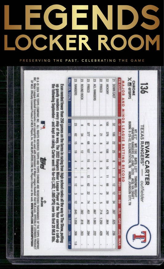 2024 Topps Chrome #136 Evan Carter