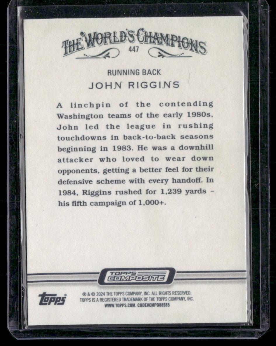 2023 Topps Composite #447 John Riggins