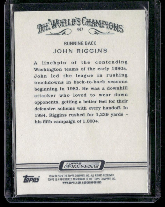 2023 Topps Composite #447 John Riggins