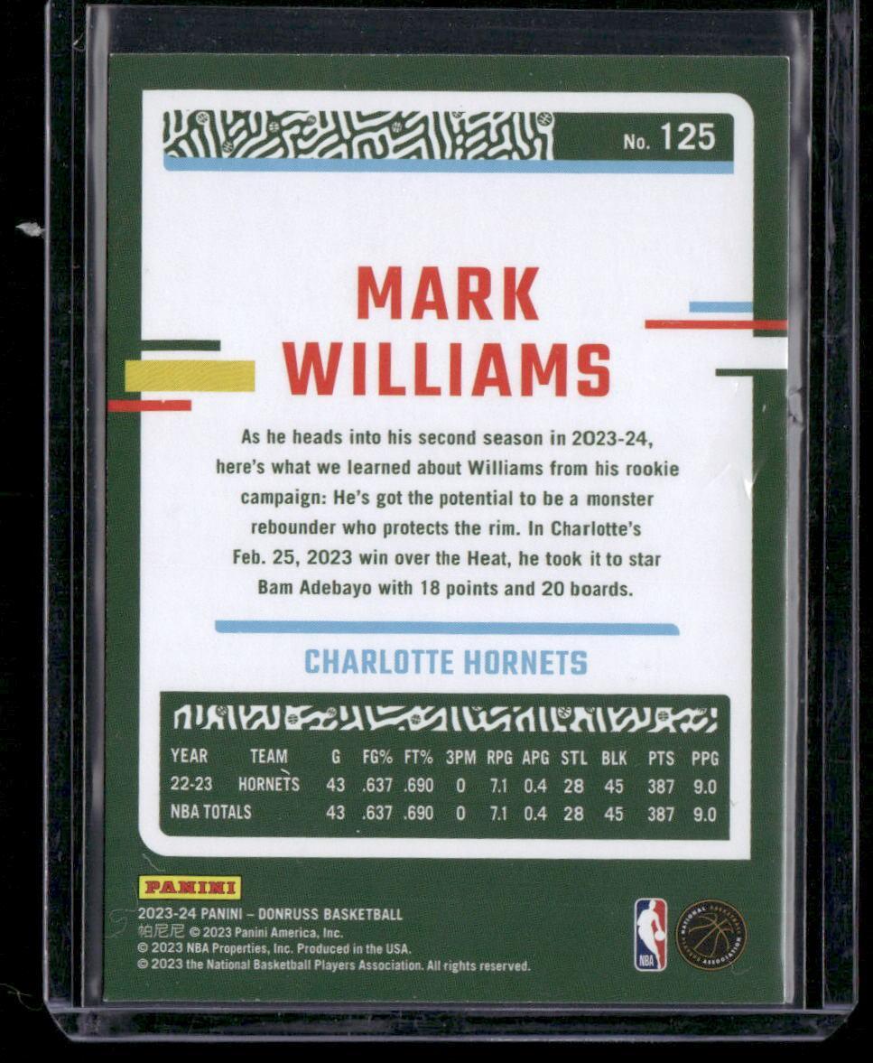 2023-24 Donruss #125 Mark Williams