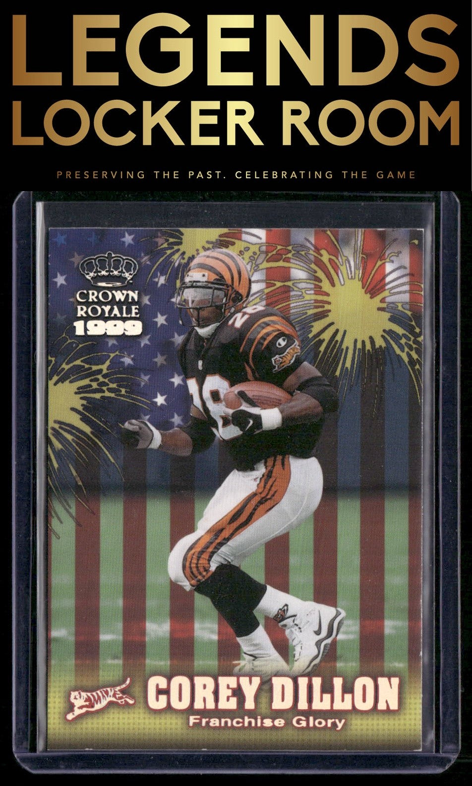 1999 Pacific Crown Royale #2 Corey Dillon Franchise Glory