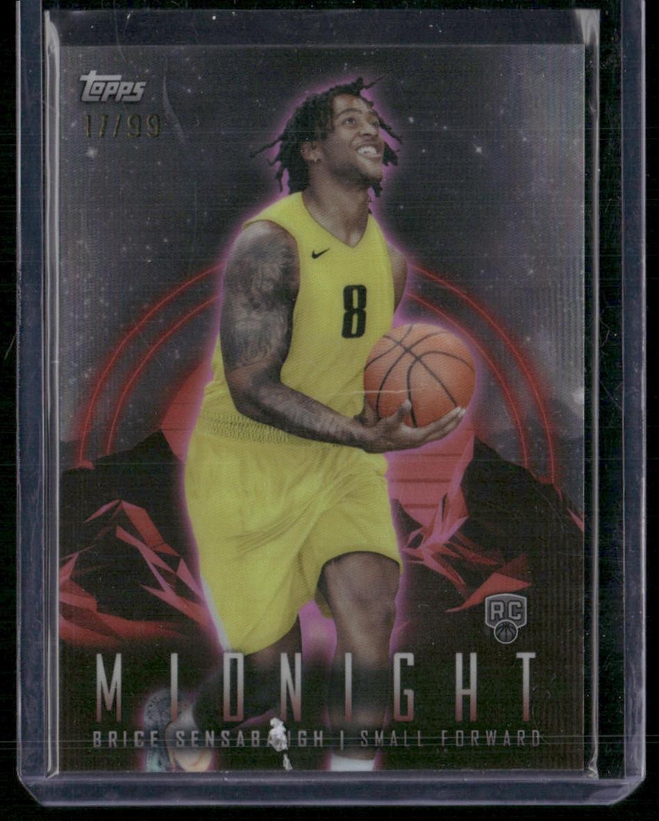 2023-24 Topps Midnight #15 Brice Sensabaugh Twilight /99