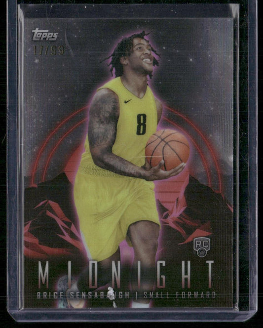 2023-24 Topps Midnight #15 Brice Sensabaugh Twilight /99
