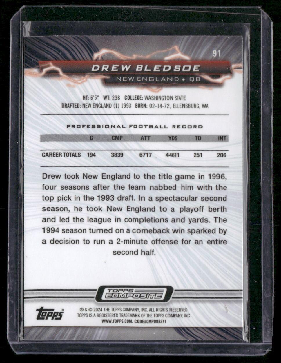 2023 Topps Composite #91 Drew Bledsoe