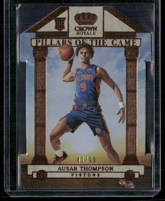 2023-24 Panini Crown Royale #11 Ausar Thompson Pillars of the Game #/99