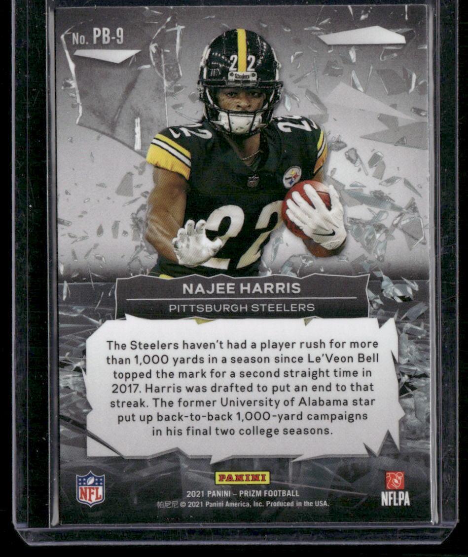 2021 Panini Prizm #PB-9 Najee Harris Prizm Break