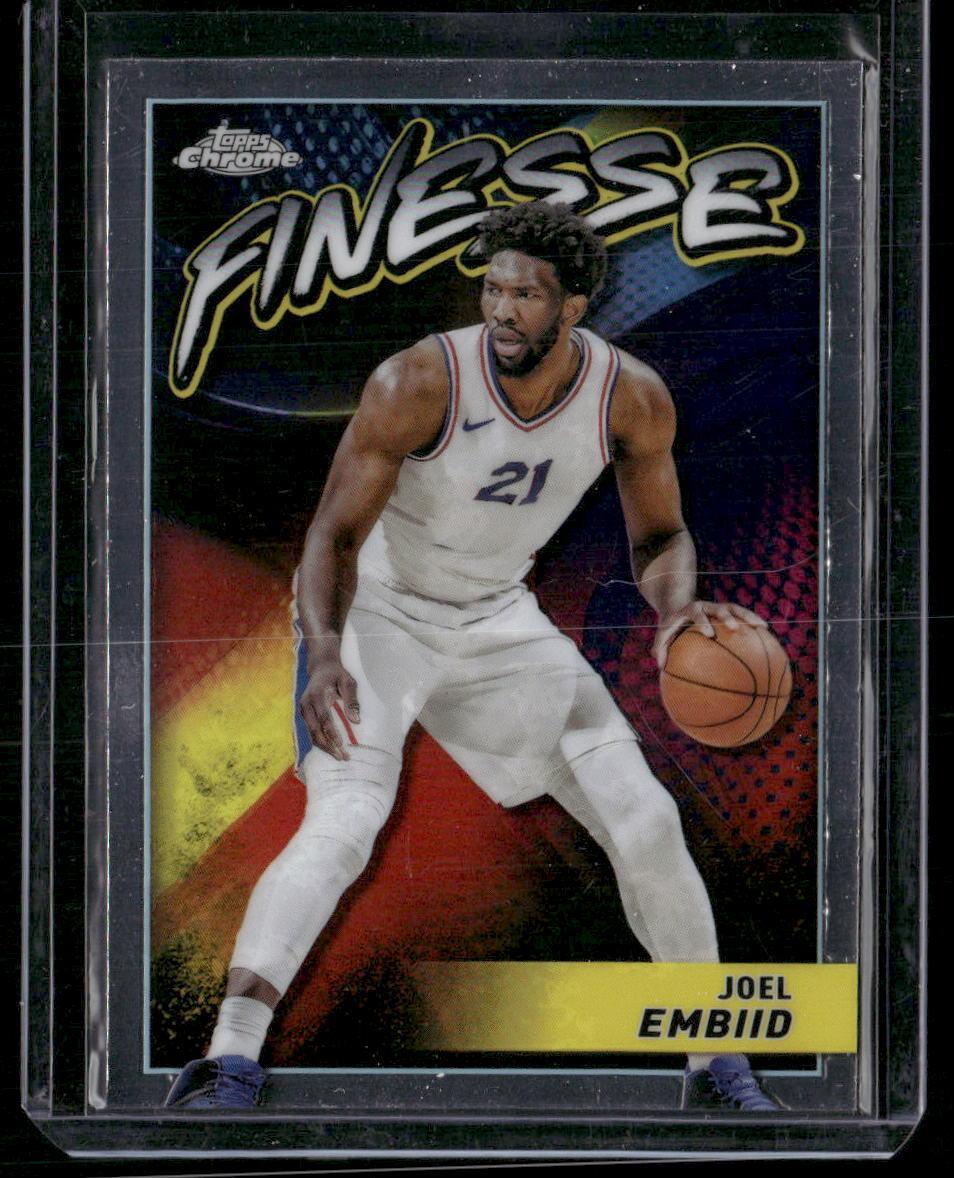 2023-24 Topps Chrome #F-16 Joel Embiid Finesse