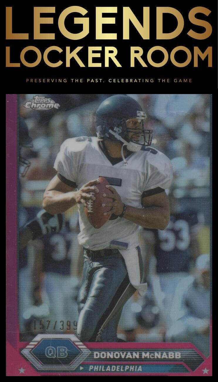 2023 Topps Composite #40 Donovan McNabb Topps Chrome Magenta Refractor #/399