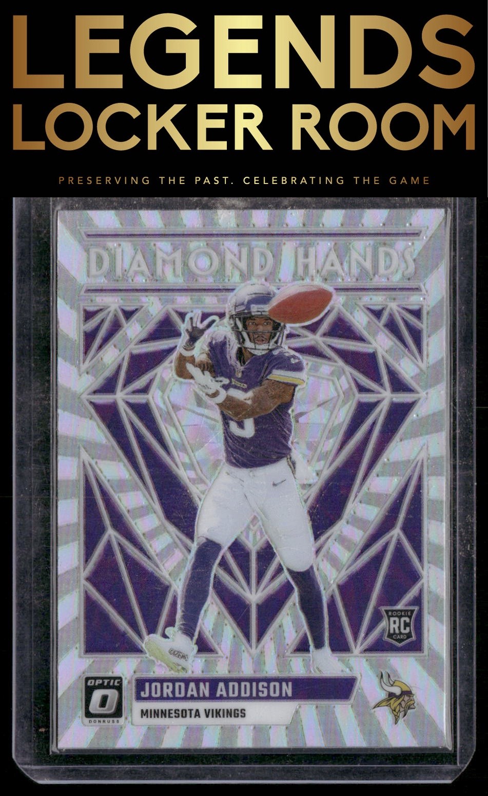 2023 Donruss Optic #DH-JA Jordan Addison Diamond Hands