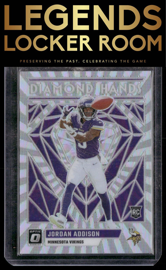 2023 Donruss Optic #DH-JA Jordan Addison Diamond Hands