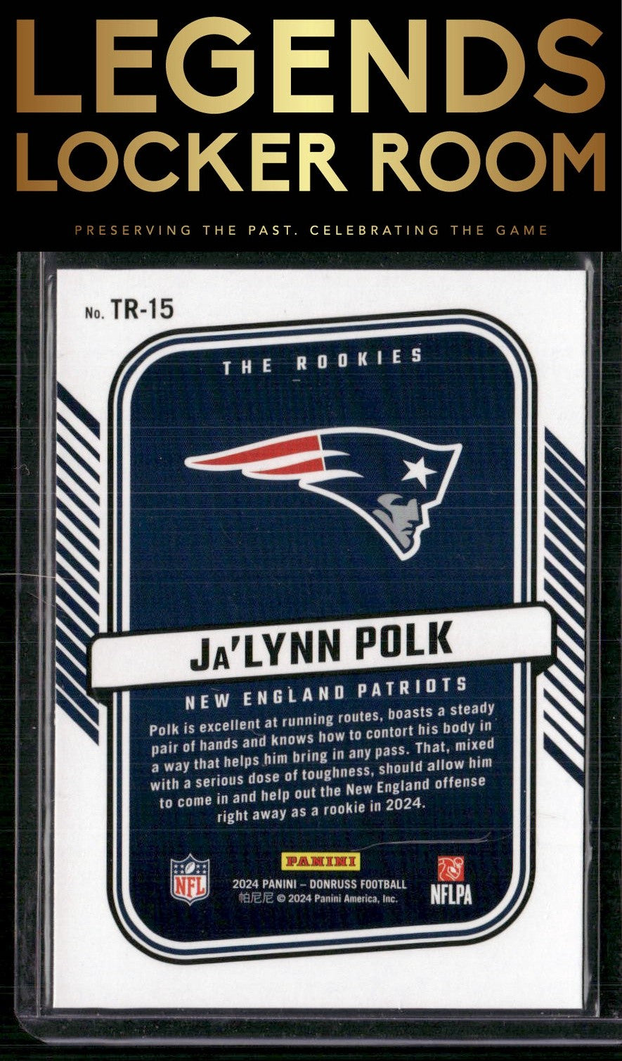 2024 Donruss #TR-15 Ja'Lynn Polk The Rookies