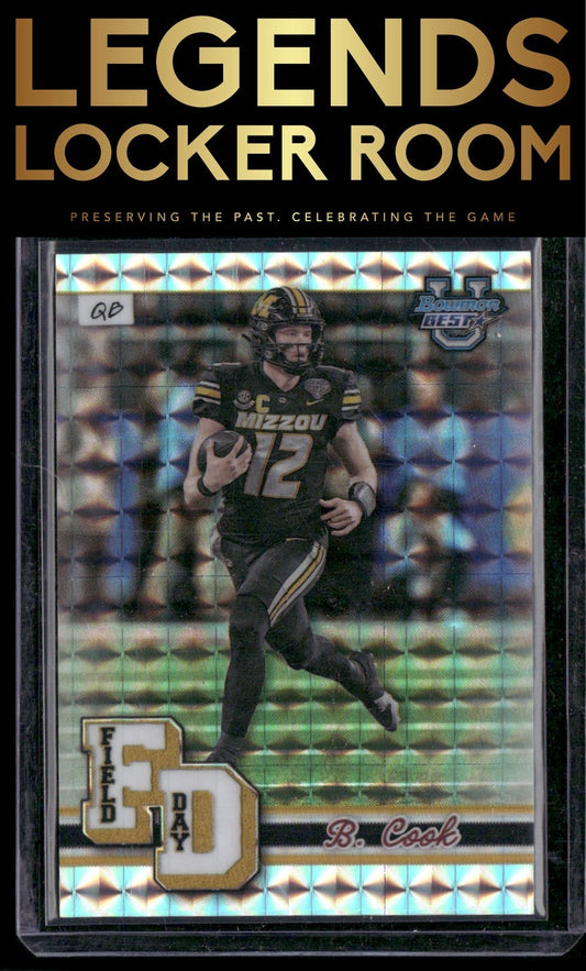 2024 Bowman University Best #FD-16 Brady Cook Field Day Geometric Refractor