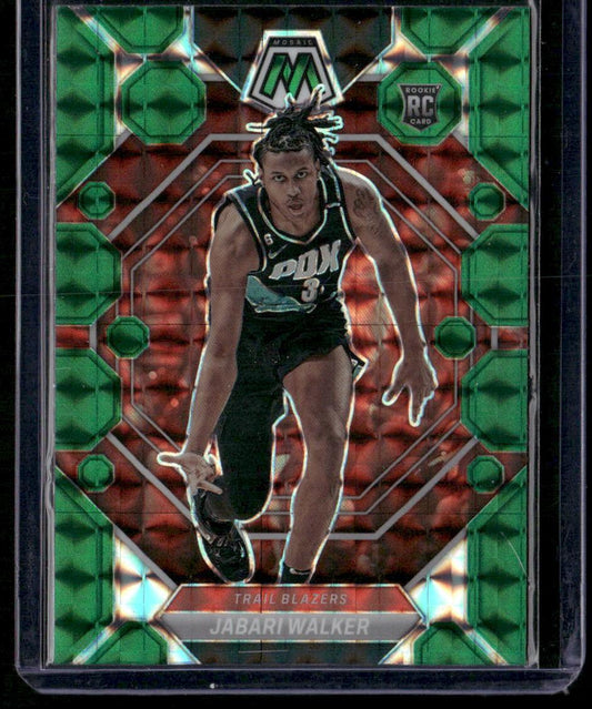 2022-23 Panini Mosaic #215 Jabari Walker Green