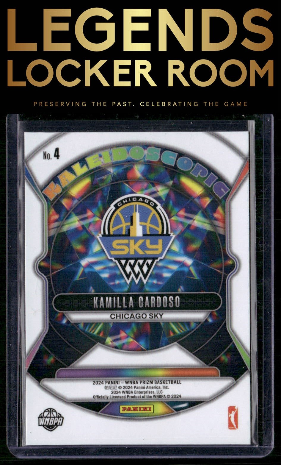 2024 Panini Prizm WNBA #4 Kamilla Cardoso Kaleidoscopic