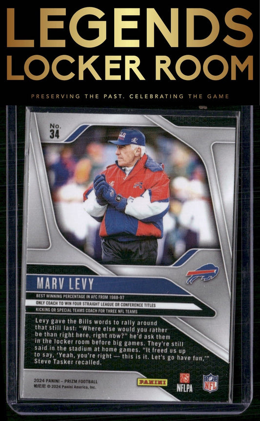 2024 Panini Prizm #34 Marv Levy