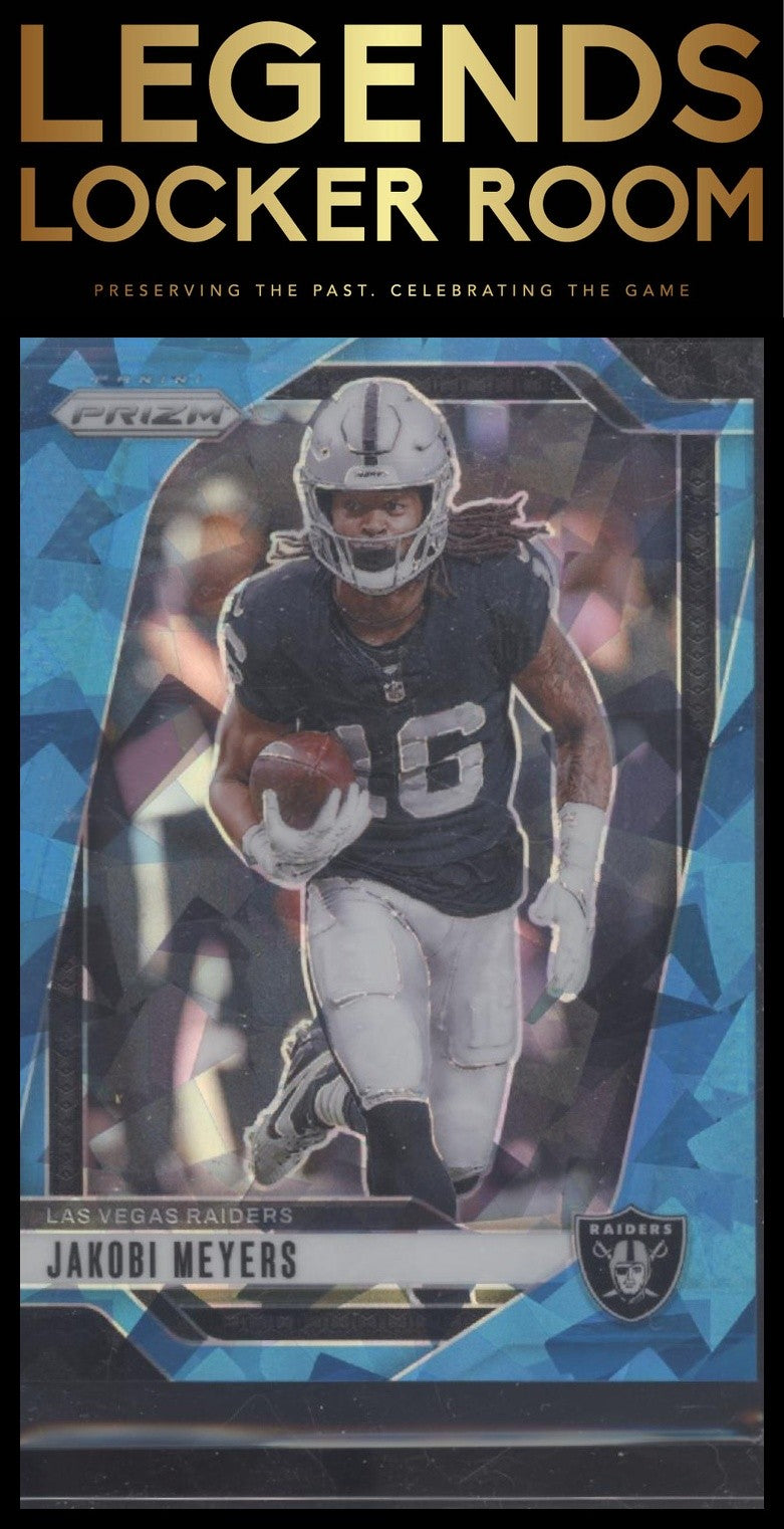 2024 Panini Prizm #151 Jakobi Meyers Blue Ice #/99
