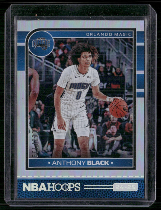 2024-25 Hoops #159 Anthony Black Silver #/199