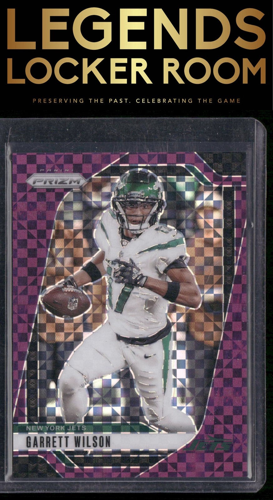 2024 Panini Prizm #224 Garrett Wilson Purple Power #/49