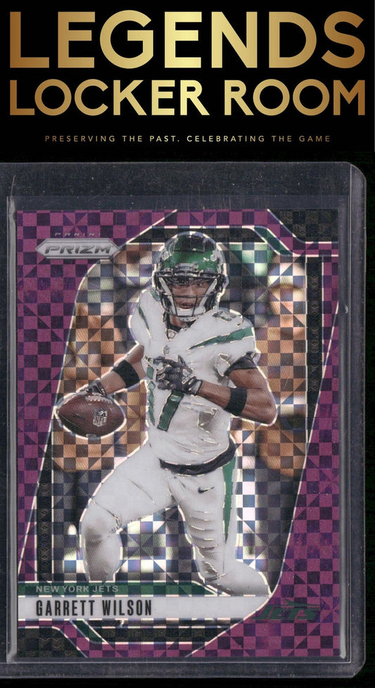 2024 Panini Prizm #224 Garrett Wilson Purple Power #/49