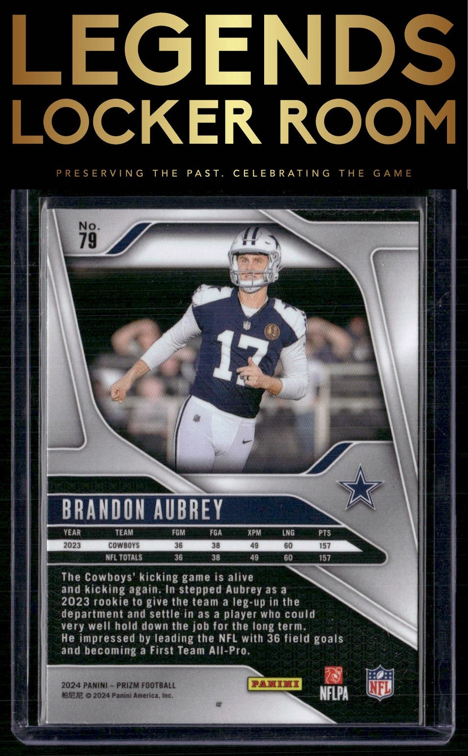 2024 Panini Prizm #79 Brandon Aubrey