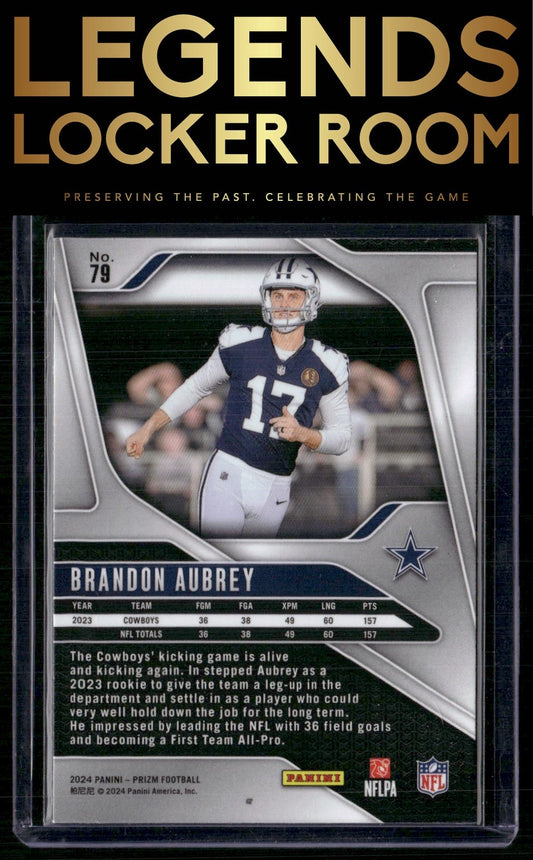 2024 Panini Prizm #79 Brandon Aubrey