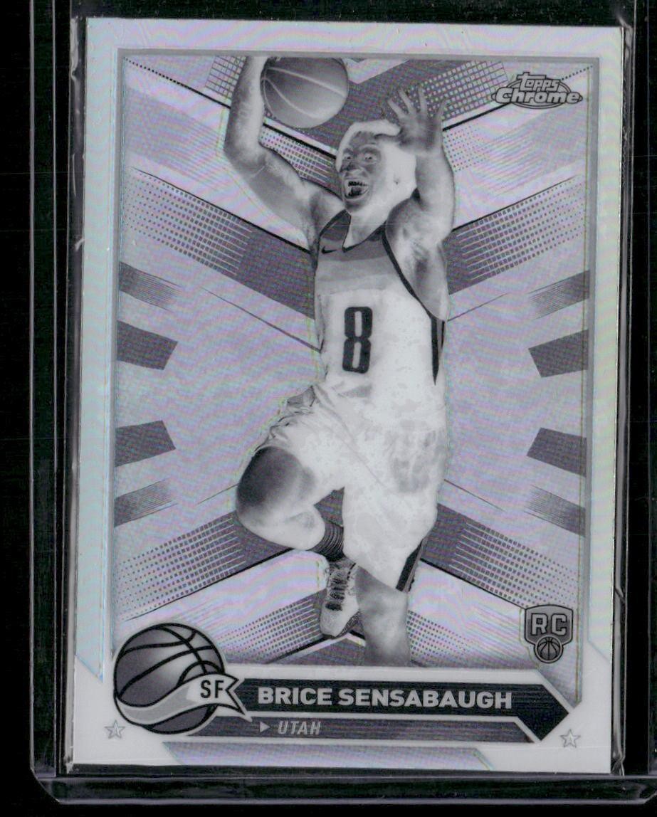 2023-24 Topps Chrome #73 Brice Sensabaugh Negative Refractors