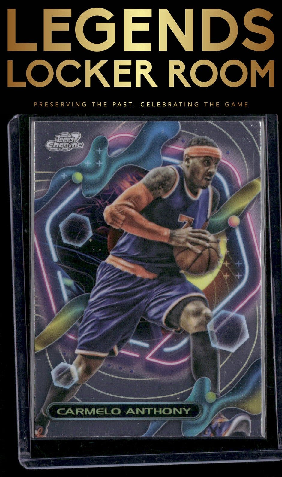 2023-24 Topps Chrome Cosmic #83 Carmelo Anthony