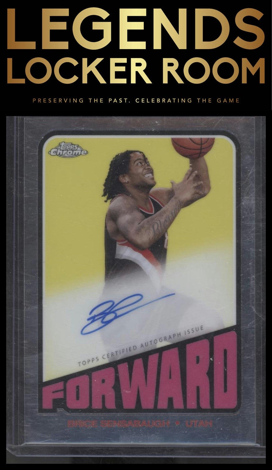 2023-24 Topps Chrome #TA-BS Brice Sensabaugh 1972 Topps Autographs